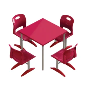 Conjunto Coletivo com 04 Cadeiras - Juvenil