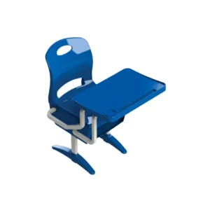 Cadeira Escolar com Prancheta Frontal Regulável