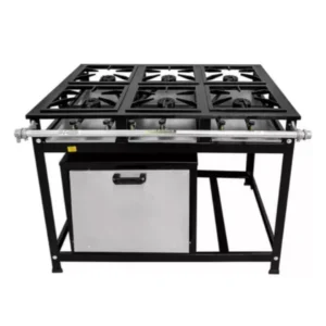 Fogão Industrial com Forno 6 Queimadores
