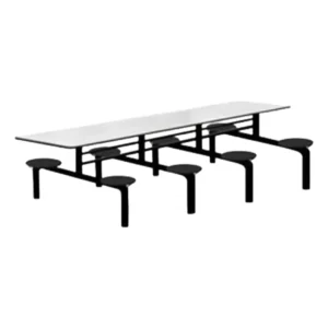 Mesa Refeitório 8 Lugares com Banco