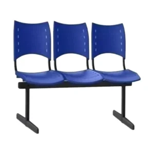 Longarina 3 Lugares sem Braço