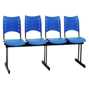 Longarina 4 Lugares sem Braço