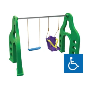 Balanço Duplo com Cadeira Acessível