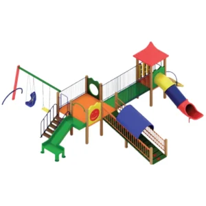 Conjunto Parqueplay Circuito Interativo Inclusivo 5